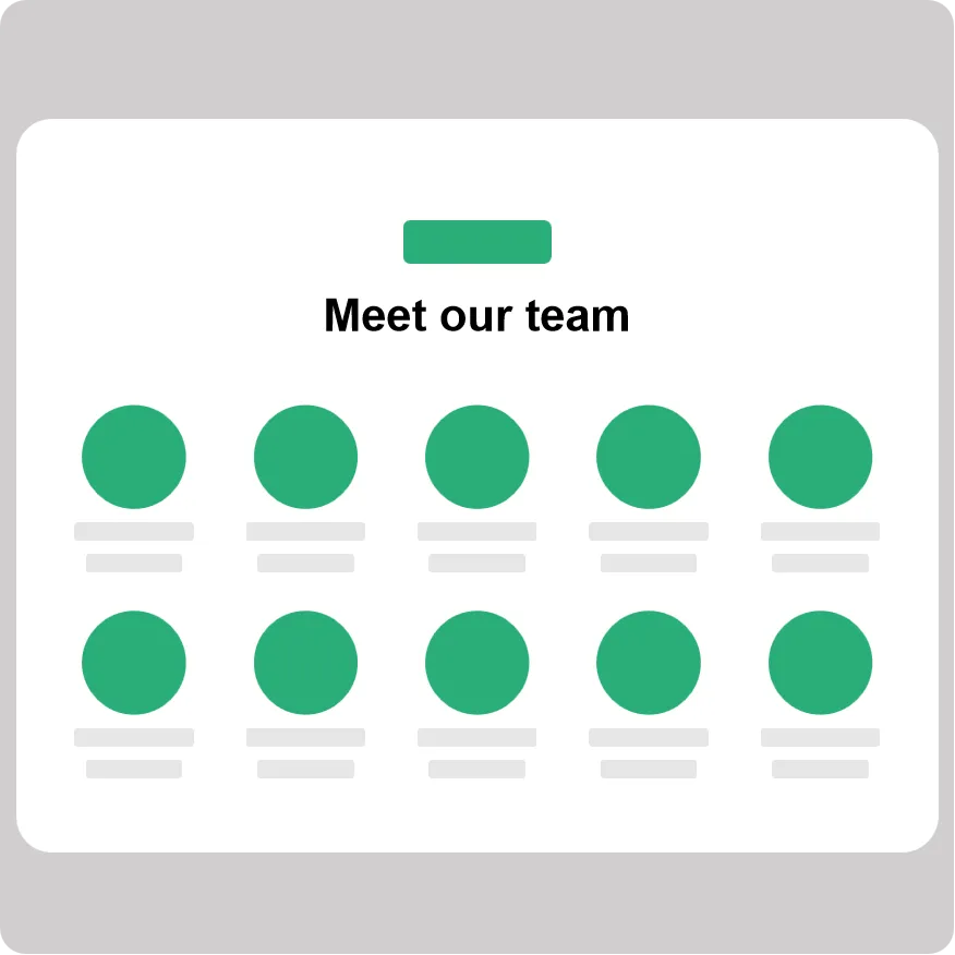 elementor团队成员模版