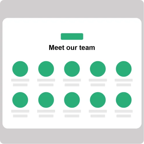 elementor团队成员模版